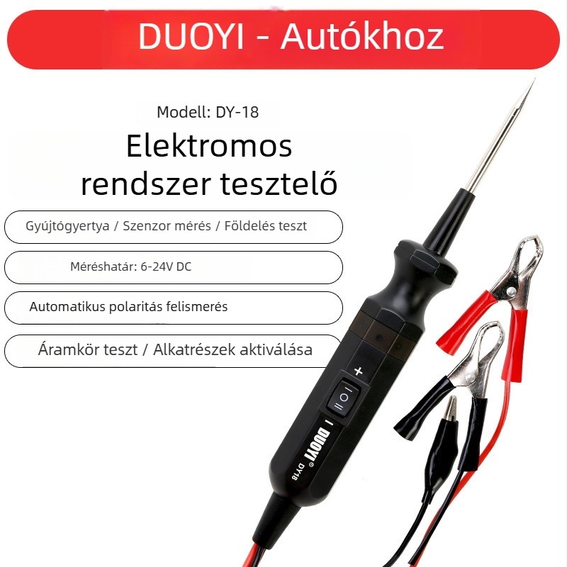 Diafragma nyomásmérő Duoyi DY-18 Villamos rendszer detektor (Modell: DY-18)