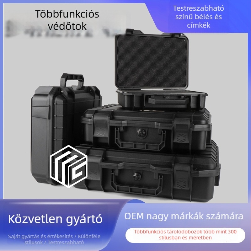Hordozható detektor tok, műanyag védőburkolat precíziós eszközökhöz és elektronikai termékekhez, nedvességálló