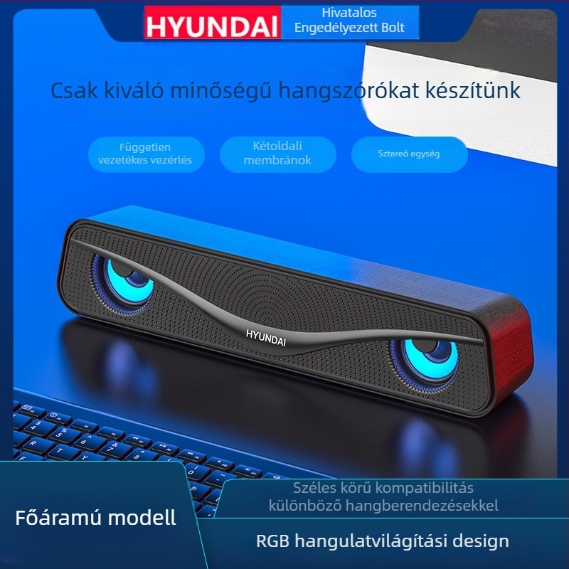 Számítógépes hangszóró C720 USB interfésszel, 3,5 mm bemenet, 6W, frekvencia-tartomány 60 Hz–15 kHz