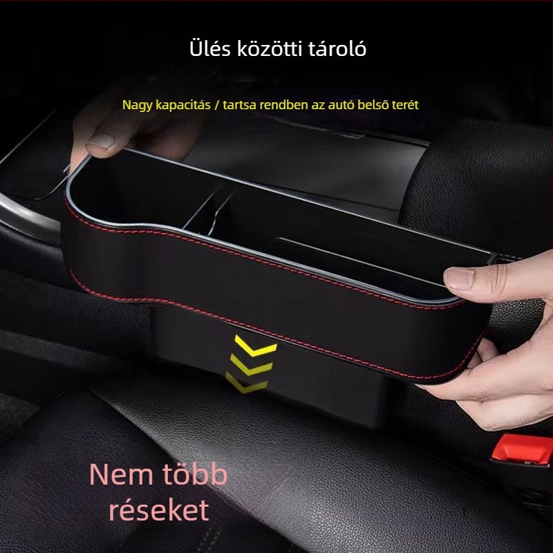 Autó belső tároló doboz – műanyag, modell 110, testreszabás elérhető, logó nyomtatás lehetséges