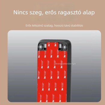 Xiaomi Mijia Smart Doorbell 3 hátsó lemezéhez való ragasztó | Modell THS-xm3 | Anyag: PS+PP+szilikagél | Típus: Biztonsági/riasztó kiegészítő | Cél: Hátsó lemez ragasztó