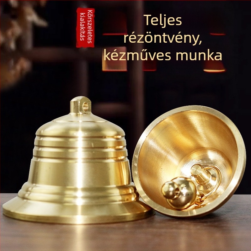 Réz harang függő dísz — Anyag: Réz; Kategória: Geometriai forma; Anyagtípus: Fém; Stílus: Könnyű luxus