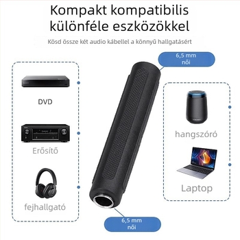Art makers kettős 6.5 mm női adapter hangszerekhez