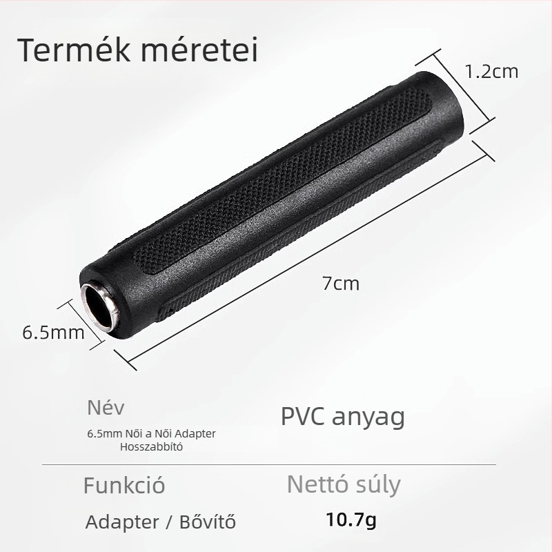 Art makers kettős 6.5 mm női adapter hangszerekhez