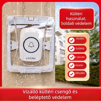 SMATRUL Vízálló Fedél Vezeték Nélküli Csengetőhöz, Több Adó Gombbal