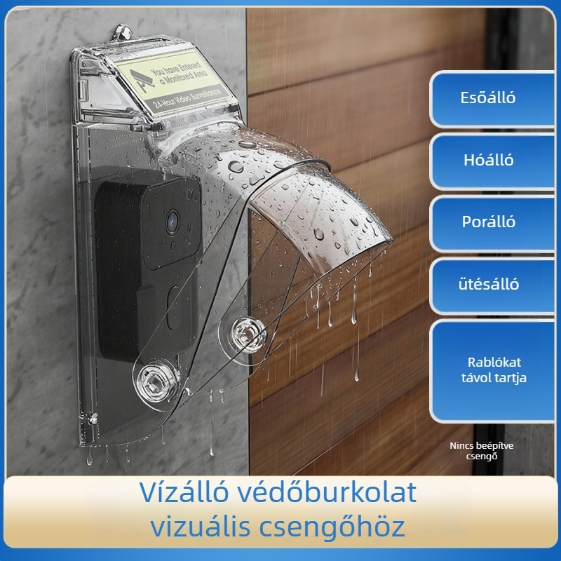 SMATRUL Vízálló Fedél Vezeték Nélküli Csengetőhöz, Több Adó Gombbal