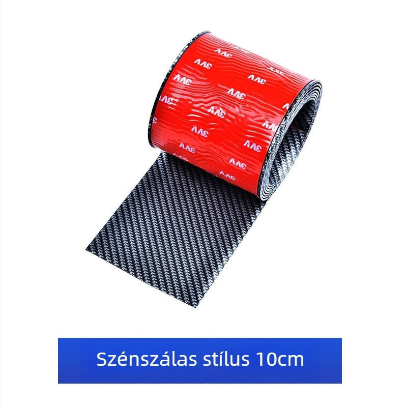 Delano PVC autó küszöbvédő szalag, szénszálas mintázat, modell 08
