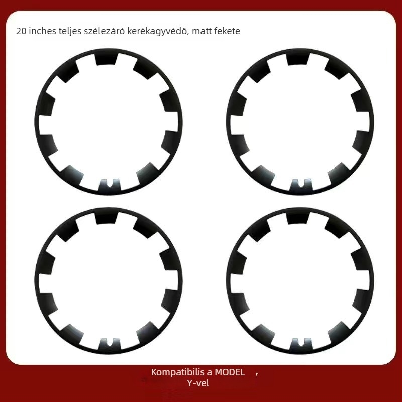 Tesla ciklon középtakaró kupakvédő gyűrű - LR műanyag, Tesla-kompatibilis, származás Kína, testreszabás nélkül