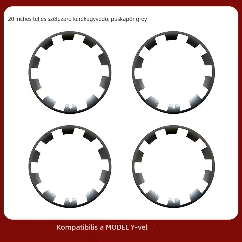 Tesla ciklon középtakaró kupakvédő gyűrű - LR műanyag, Tesla-kompatibilis, származás Kína, testreszabás nélkül