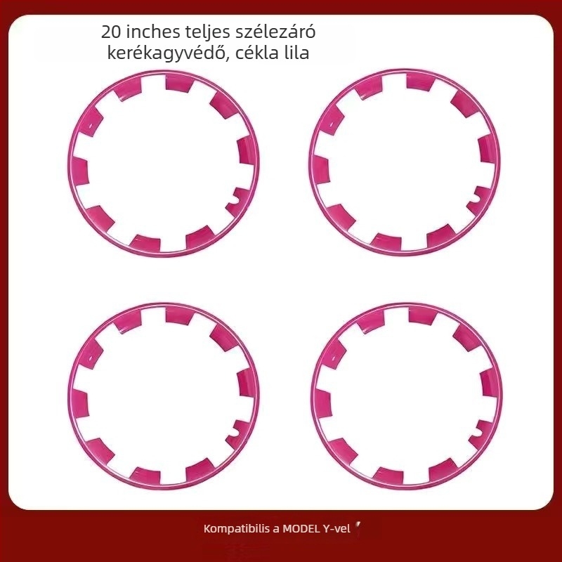 Tesla ciklon középtakaró kupakvédő gyűrű - LR műanyag, Tesla-kompatibilis, származás Kína, testreszabás nélkül