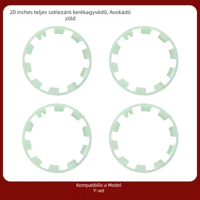 Tesla ciklon középtakaró kupakvédő gyűrű - LR műanyag, Tesla-kompatibilis, származás Kína, testreszabás nélkül