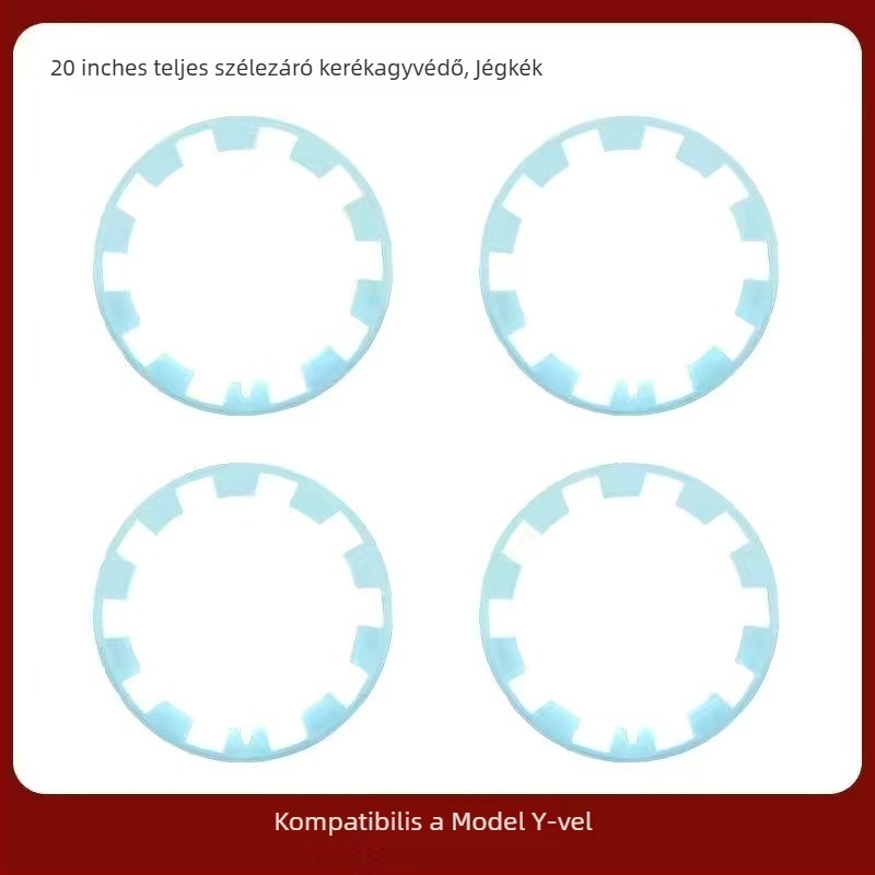 Tesla ciklon középtakaró kupakvédő gyűrű - LR műanyag, Tesla-kompatibilis, származás Kína, testreszabás nélkül