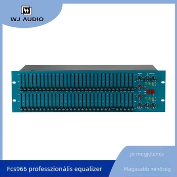 FCS966 WJ AUDIO Professzionális equalizer és audió processzor limiterrel, színpadi előadásokhoz és KTV-hez