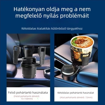 Autó pohártartó – ABS anyag, Modern stílus, Funkció: Támogatás