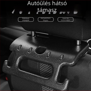 Autó kartámasz-horgony – ABS anyagból, modell Armrest hook, termékkód Armrest hook a1732, dekoratív matricák