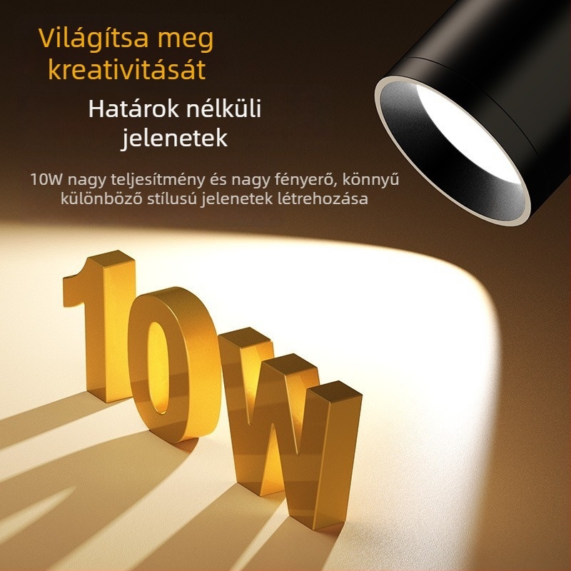 M10 Képészeti Töltőlámpa – Fotózásra szolgáló töltőlámpa, Rozsdamentes acél, 412 g, teherbírás < 2 kg