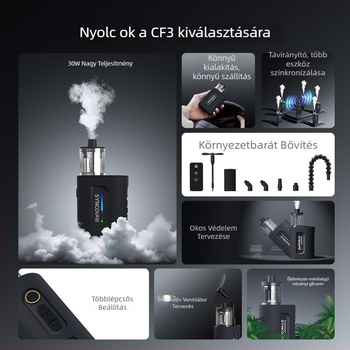 CF3 Füstgép Sound Engraving – műanyagból készült, tájfotózáshoz