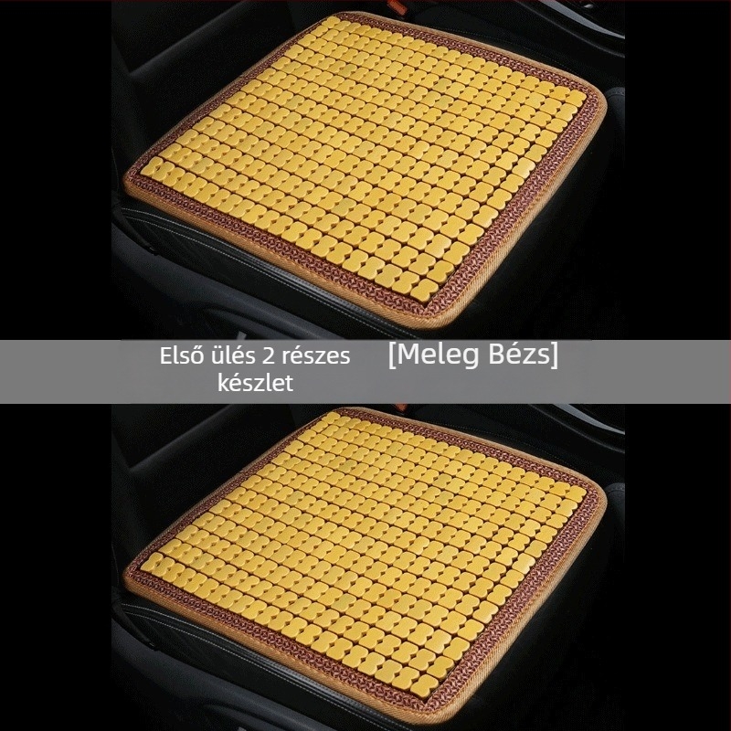 Yiju autóülés szett – bambuszlemezekből készült felület, nyári hűtés Ice Pad stílus, szellőzés, három darabos készlet öt helyre