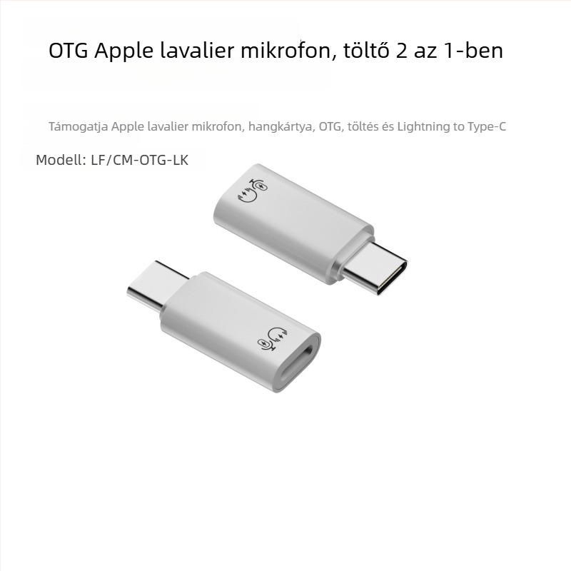 BC Apple OTG adapter Apple fejhallgatókhoz – modell apple otg, licencelt magáncímkével