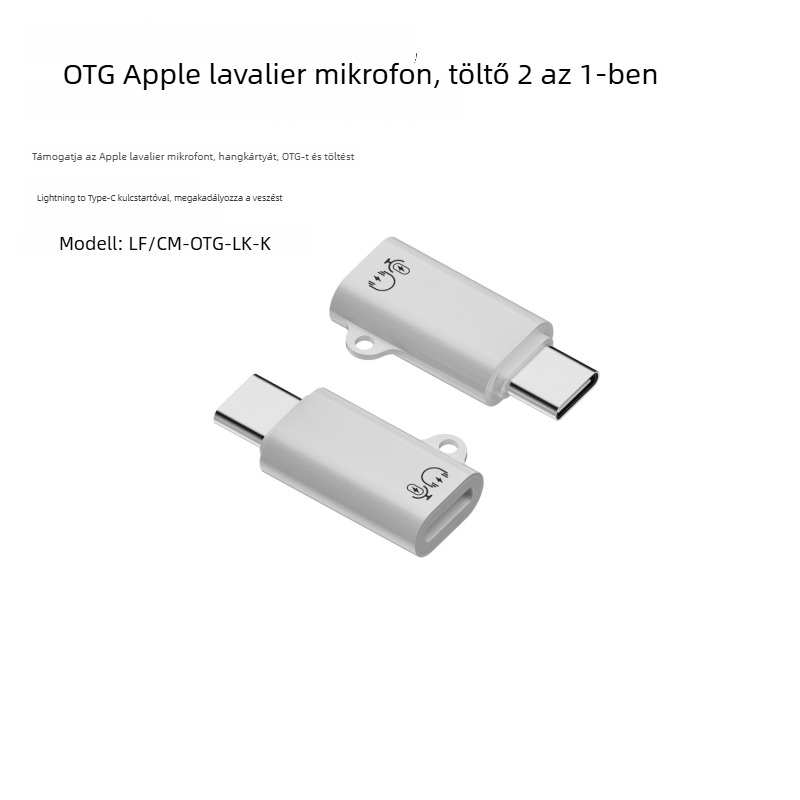 BC Apple OTG adapter Apple fejhallgatókhoz – modell apple otg, licencelt magáncímkével