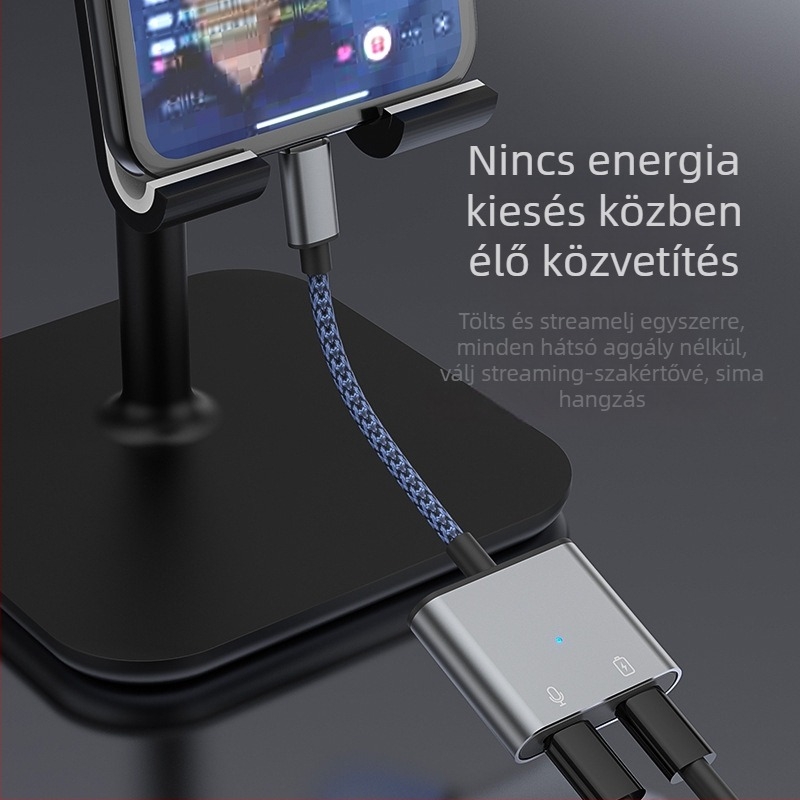 Apple adapter – négy az egyben mobil konverter töltésre, hívásokra és streamingre, licencelhető magáncímke