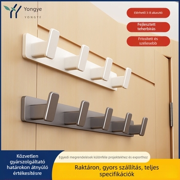 Fali ruhafogas, Modell 9126, Anyag: Space aluminum, Bevonat: spray-plasztik, Célja: ruhák felakasztása, Stílus: Modern egyszerűség