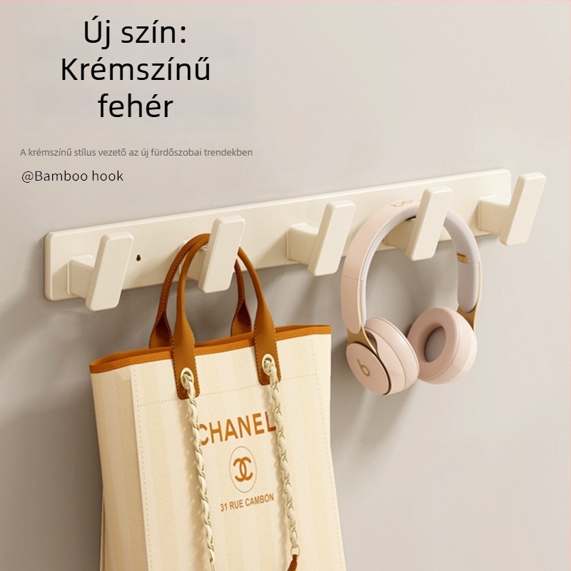 Fali ruhafogas, Modell 9126, Anyag: Space aluminum, Bevonat: spray-plasztik, Célja: ruhák felakasztása, Stílus: Modern egyszerűség