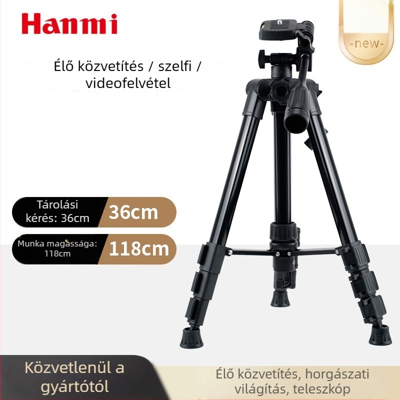 Beno L-320C PTZ állvány mobiltelefonhoz és kamerához, teljesen fém, teher 2–5 kg, súly 865 g