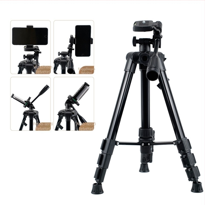 Beno L-320C PTZ állvány mobiltelefonhoz és kamerához, teljesen fém, teher 2–5 kg, súly 865 g