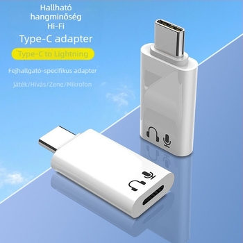 Pinyue T67 USB-C–Lightning audió adapter iPhone 15-höz