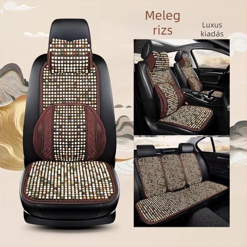 Autóülés párna Bodhi magok felületével, légáteresztő, töltet nélküli, minden évszakra alkalmas