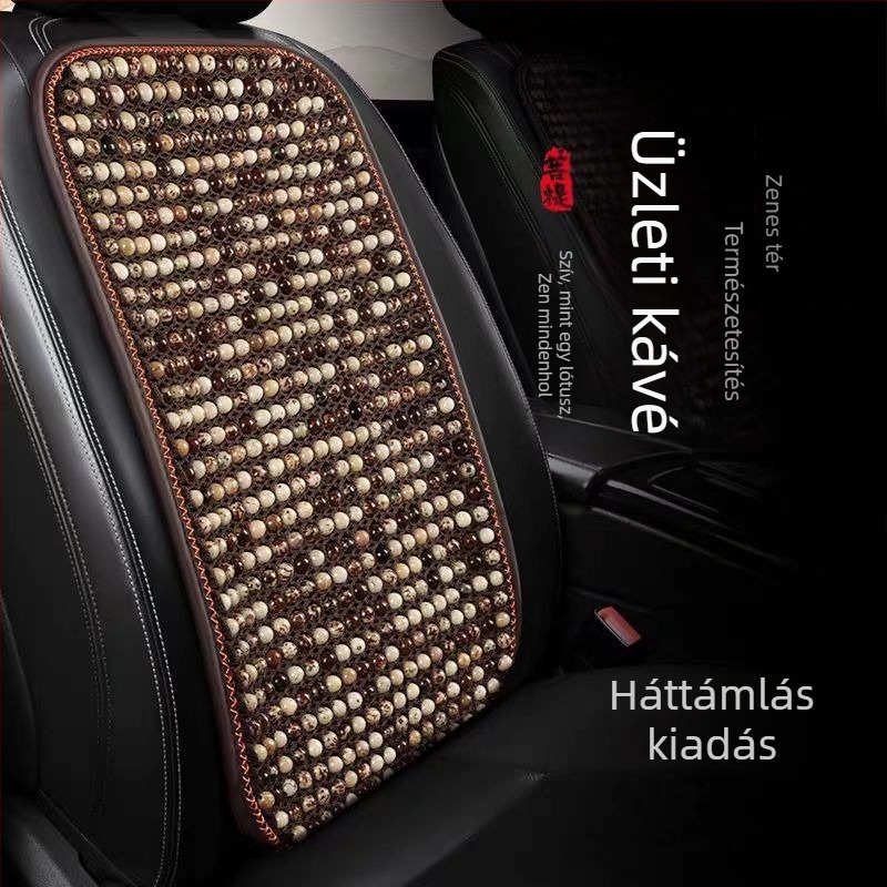 Autóülés párna Bodhi magok felületével, légáteresztő, töltet nélküli, minden évszakra alkalmas