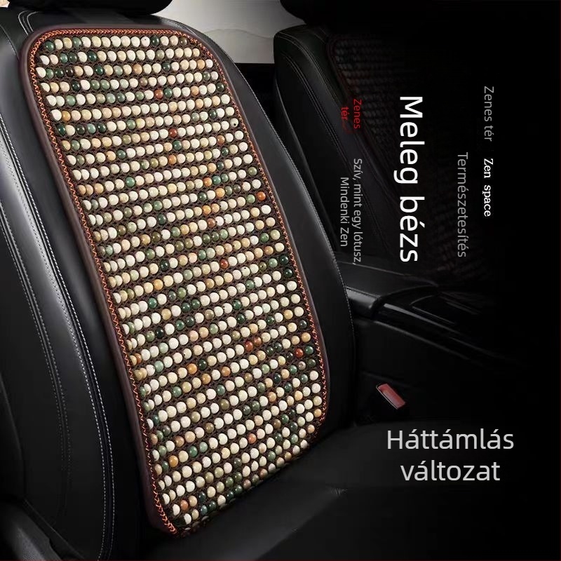 Autóülés párna Bodhi magok felületével, légáteresztő, töltet nélküli, minden évszakra alkalmas