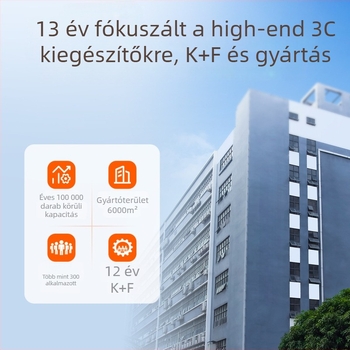KYERE MH288B Type-C to 3.5 mm audió adapter hívásokhoz és karaokehoz — Kompatibil Huawei, Samsung, Xiaomi, Google, Sony