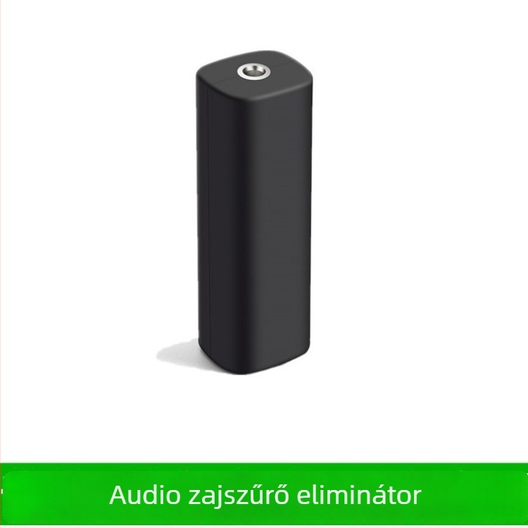 Közös föld zajszűrős audió izolátor, 3,5 mm-es audio csatlakozó, árnyékolás és zajcsökkentés