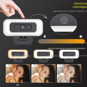 Intelligens PTZ USB kamera, 4K 3840x2160, 30fps, automatikus fókusz, beépített mikrofon, illesztőprogramok nélkül
