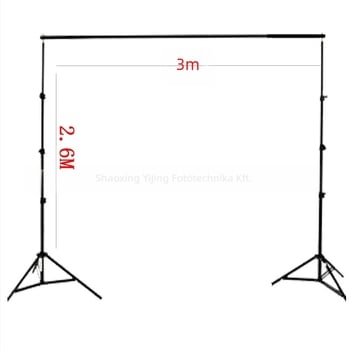 Fénykép hátteretartó állvány – hordozható gantry keret stúdióhoz, háttér ruházathoz, esküvői fotózáshoz