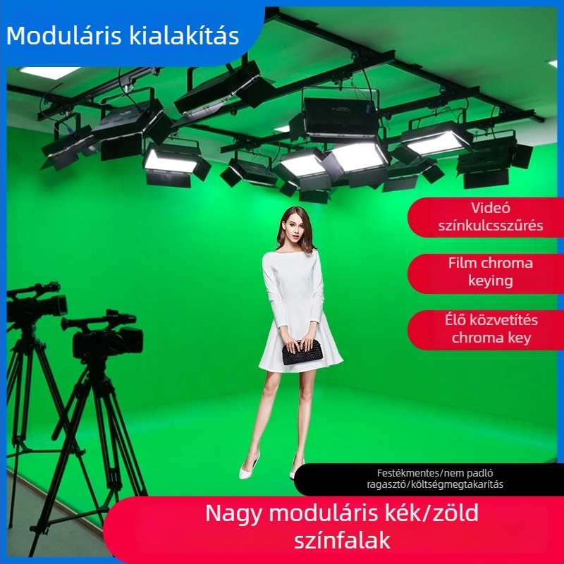 Moduláris háttérfal virtuális stúdióhoz, ABS mérnöki műanyagból, ideális termékfotózáshoz
