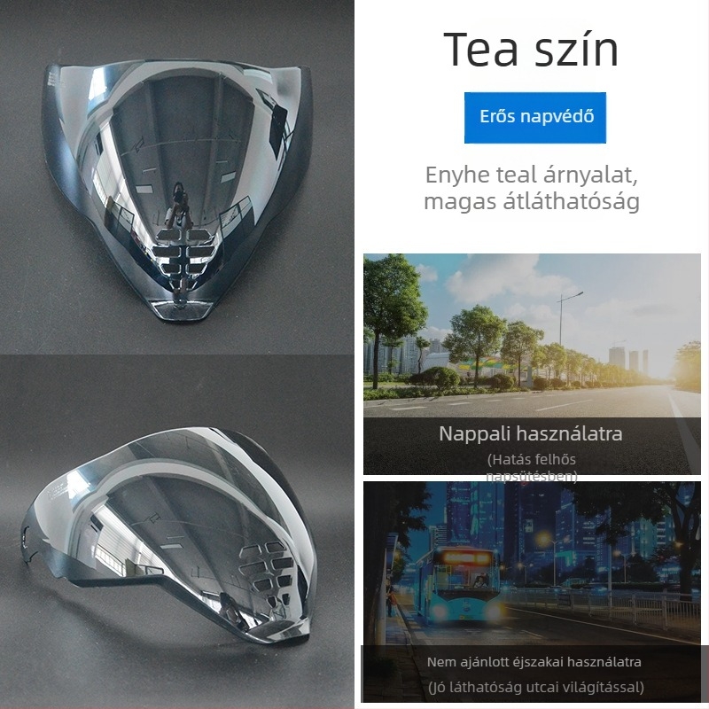 Ghost Face Airflite sisaklencséje — HD elektroplatált lencse, nappal- és éjszakai univerzális kompatibilitás, sisak kiegészítő