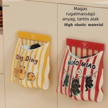 Konyhai falra szerelhető tároló táska – Warp szövésű háló + Velcro, többfunkciós