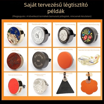 Autós aromaterápiás dekoráció klipsz a levegő kimenetére, fém tartó, jázmin illat, 10–20 ml, 61–90 nap párolgási idő (10–20 ml; 61–90 nap; jázmin; levegőnyílás; fém)