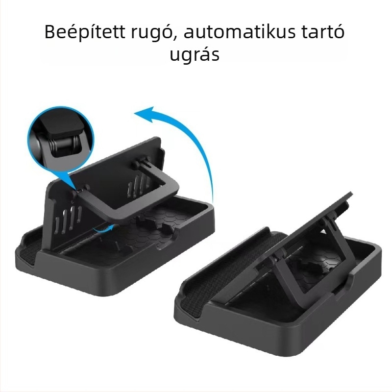 Steam Deck állítható alap-tartó 6 csúszásgátló matricával és hűtőnyílásokkal (Márka: PGTECH; Modell: Steam Deck; Anyag: ABS+PVC; Súly: 176 g)