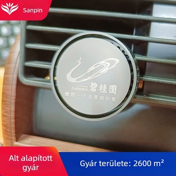 Fém autóillatosító klipsz a levegő kivezetőhöz, Marine Wood illat, 31–60 napos tartósság