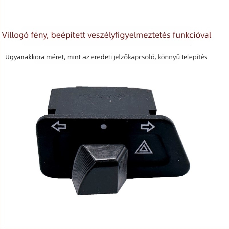 Motorkerékpár vészjelző kettős villogó kapcsoló elektromos robogóhoz