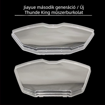 Műszerfal tok elektromos motorkerékpárhoz, Jiayue Thunder King, második generáció, átlátszó kijelzőfedél.