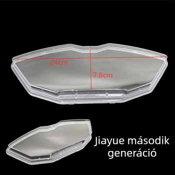 Műszerfal tok elektromos motorkerékpárhoz, Jiayue Thunder King, második generáció, átlátszó kijelzőfedél.