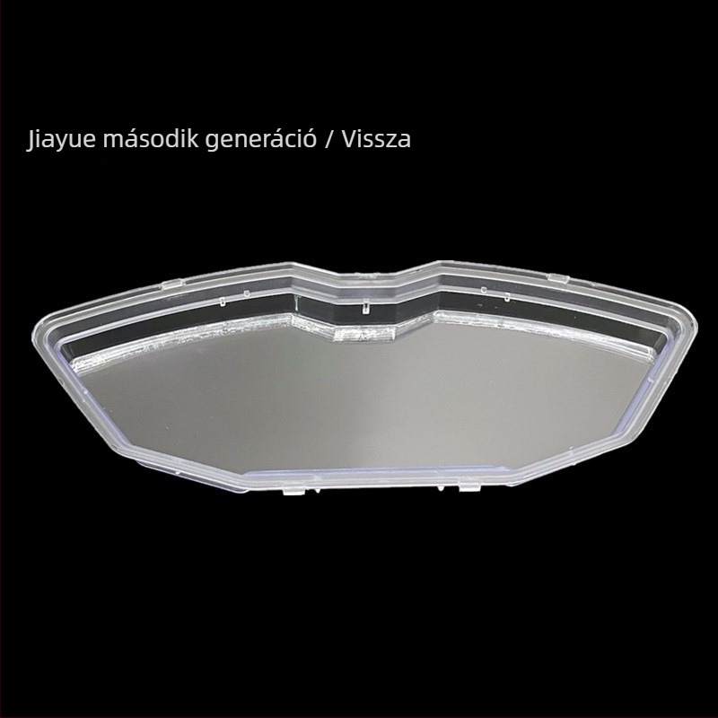 Műszerfal tok elektromos motorkerékpárhoz, Jiayue Thunder King, második generáció, átlátszó kijelzőfedél.