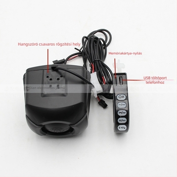 Lu qing 12V Bluetooth hangszóró — műanyag ház