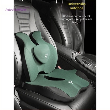 Autóba való emelőülés párna hátsó támasz és deréktámasz, töltet geese down, akril felület, nyári használat, szellőztetett, Chi Weng