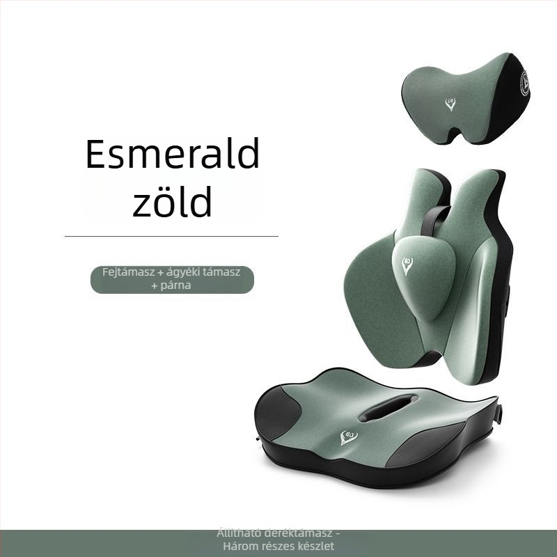 Autóba való emelőülés párna hátsó támasz és deréktámasz, töltet geese down, akril felület, nyári használat, szellőztetett, Chi Weng